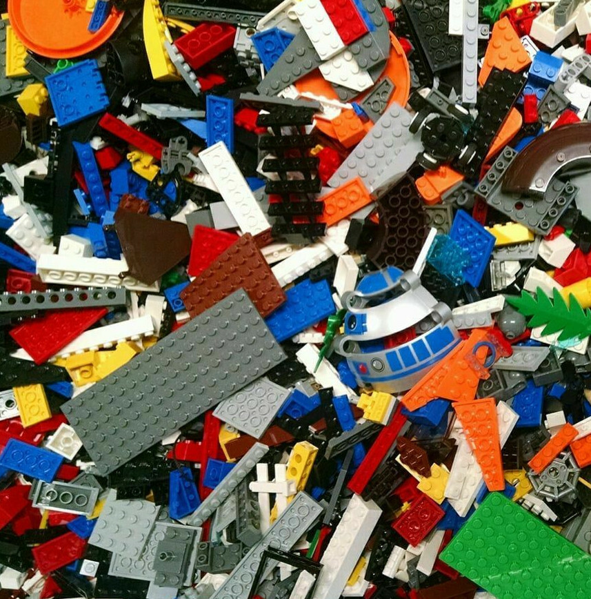 LEGO 1 Pound 🧱BUY 9 LBS GET 3 LBS FREE OR BUY 5 GET 1 🧱Bulk Pieces Lot Bricks