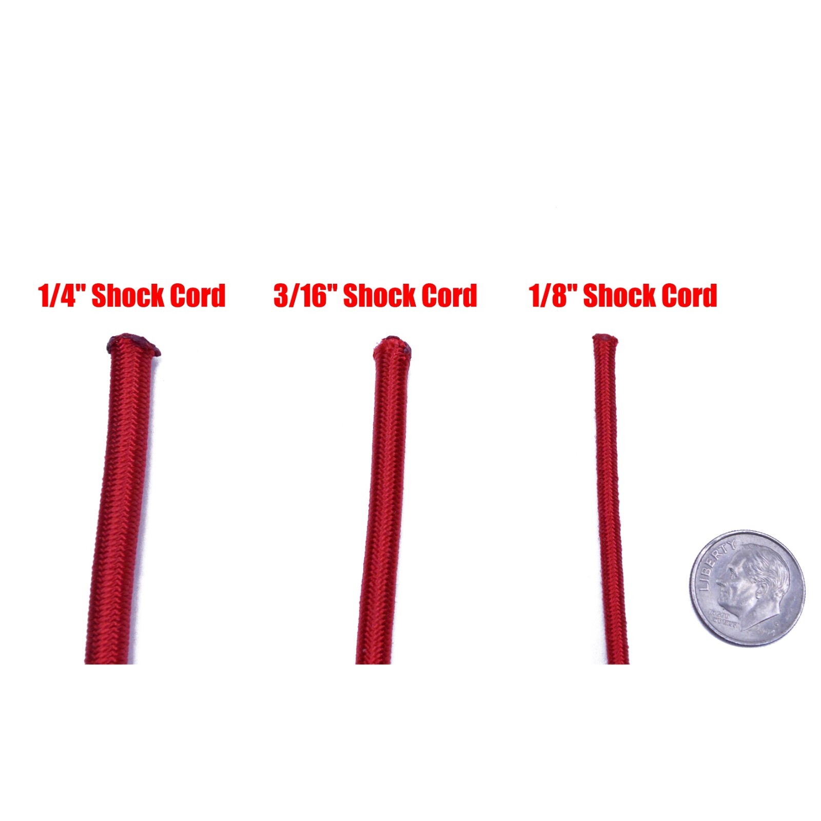 1/4" Bungee Shock Cord Multi-Use Premium Grade Marine Heavy Duty Tie Down Line