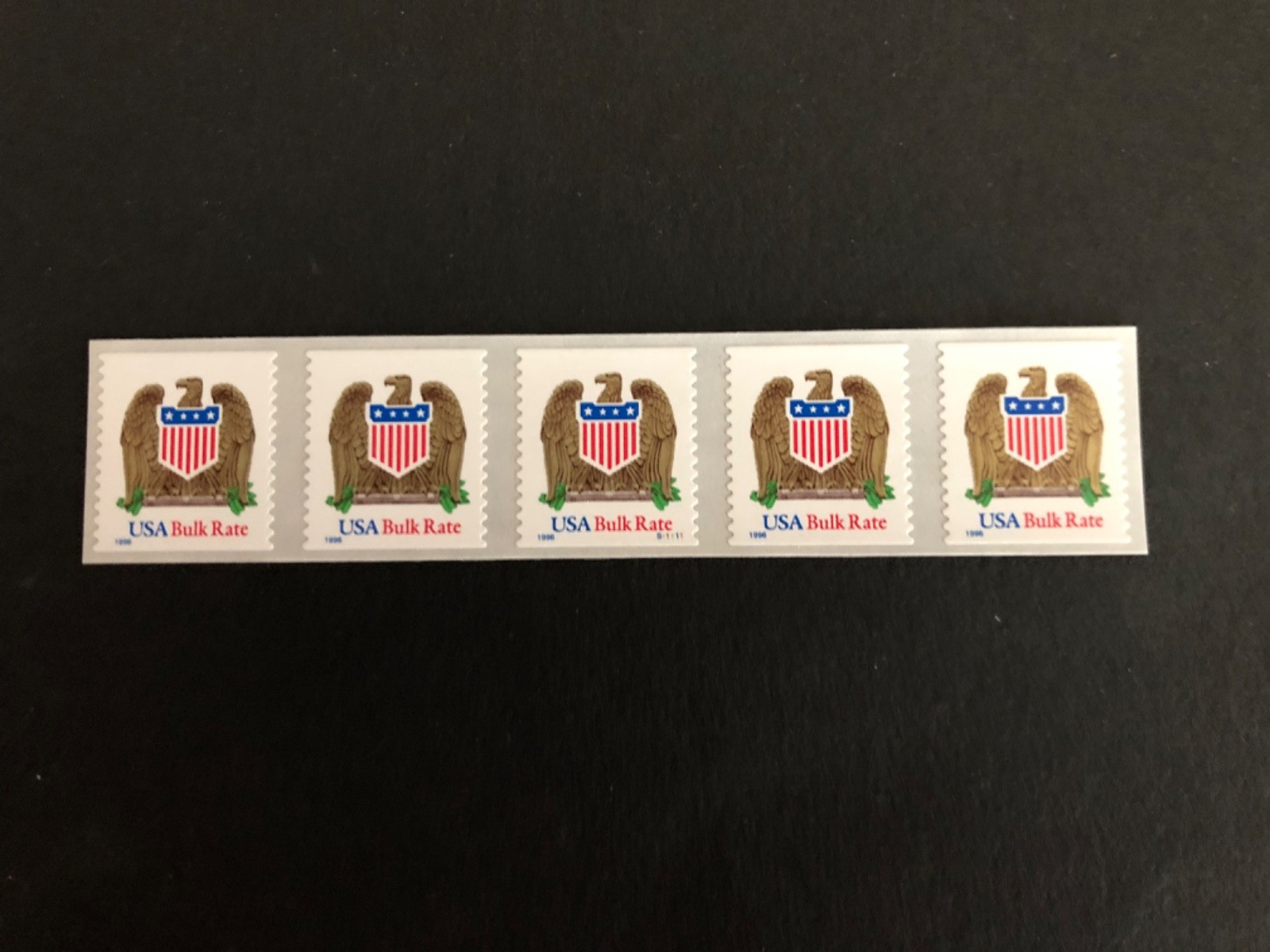 U.S. Stamps, Scott # 2907, PNC5 # S111111, 10c Eagle and Shield, w/ HI Back #