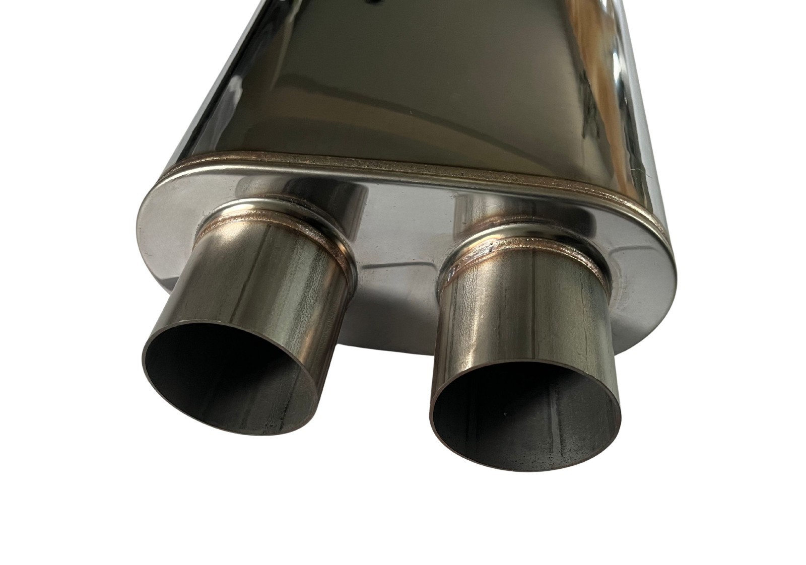 Performance Muffler 2.5" Dual \ 2.5" Dual Body Length 14" Crossover X SS