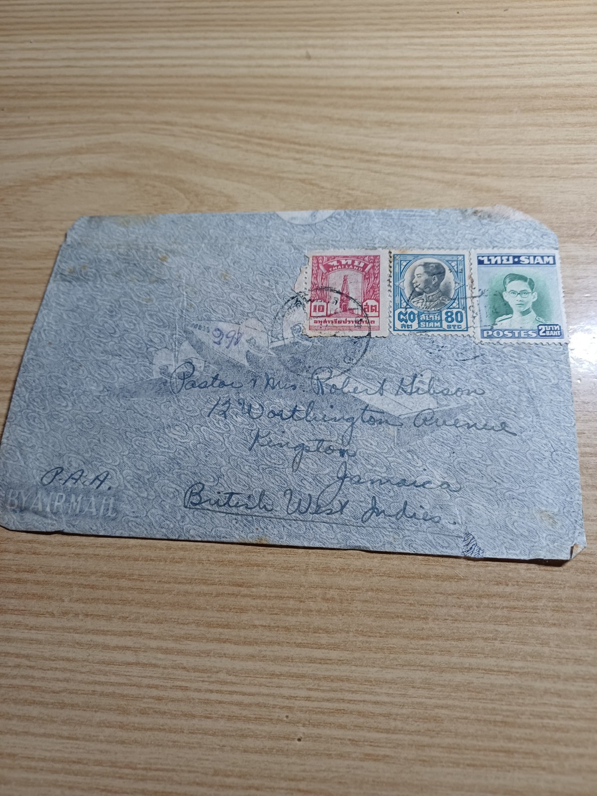 Thailand 18 Many Travel Envelopes X Air Mail Gorgeous Lot