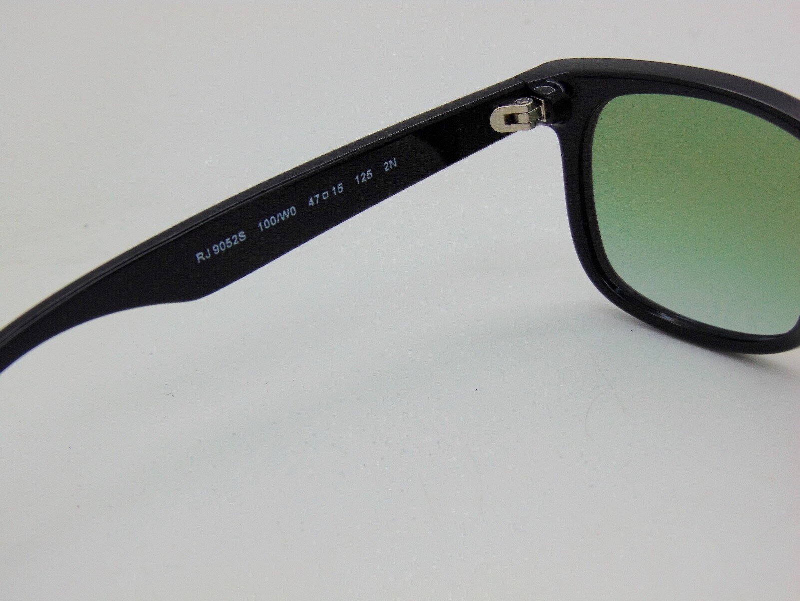 Ray Ban Jr. RJ 9052S 100/W0 New Wayfarer Black Mirrored Kids Sunglasses