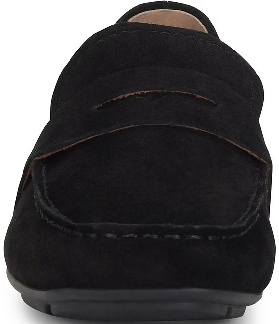 Womens Loafers Born Melinda Suede Shoes Black