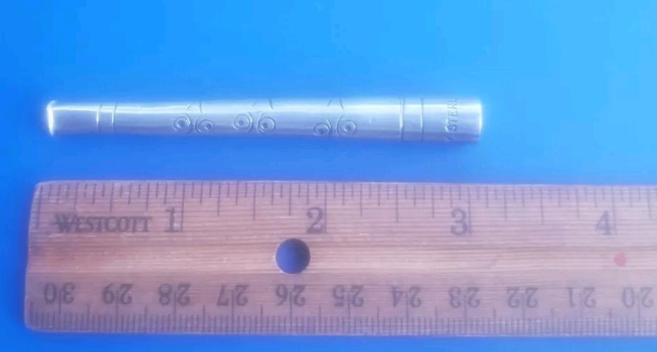 Vintage Sterling Silver 925 Taxco Cigarette Holder. Mexico