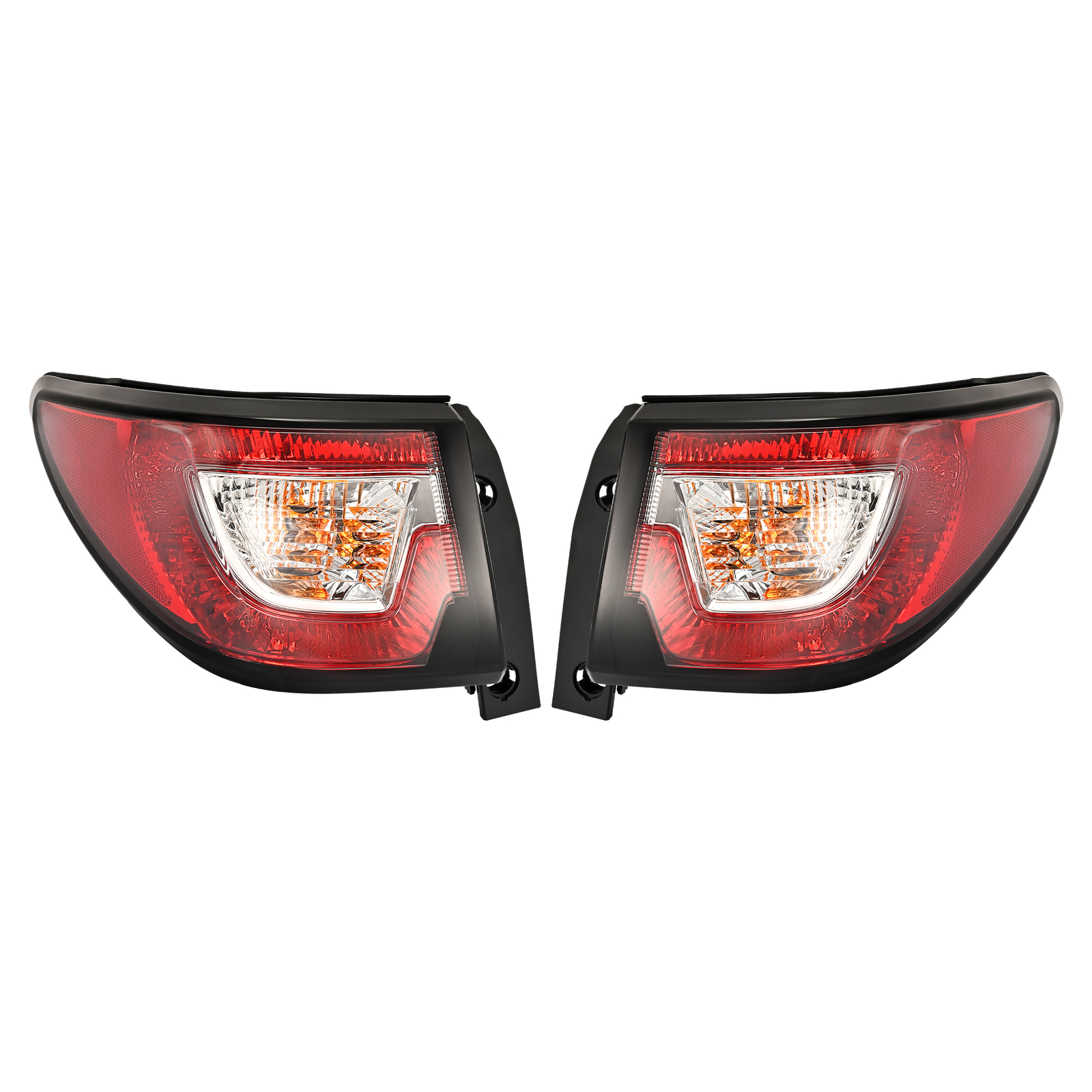 Red Tail Lights Lamps w/ Bulbs LH+RH For Chevy Traverse LS LT LTZ 2013-2017 DOT