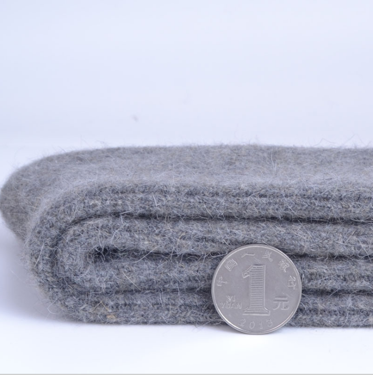 3 Pack Men 100%Merino Wool Crew Socks Thicken Dress Solid Thermal Boot Winter