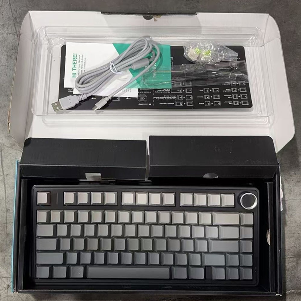 AULA F75 Wireless Gaming Keyboard Mechanical 75% Hot Swap Tri-Mode RGB Backlit