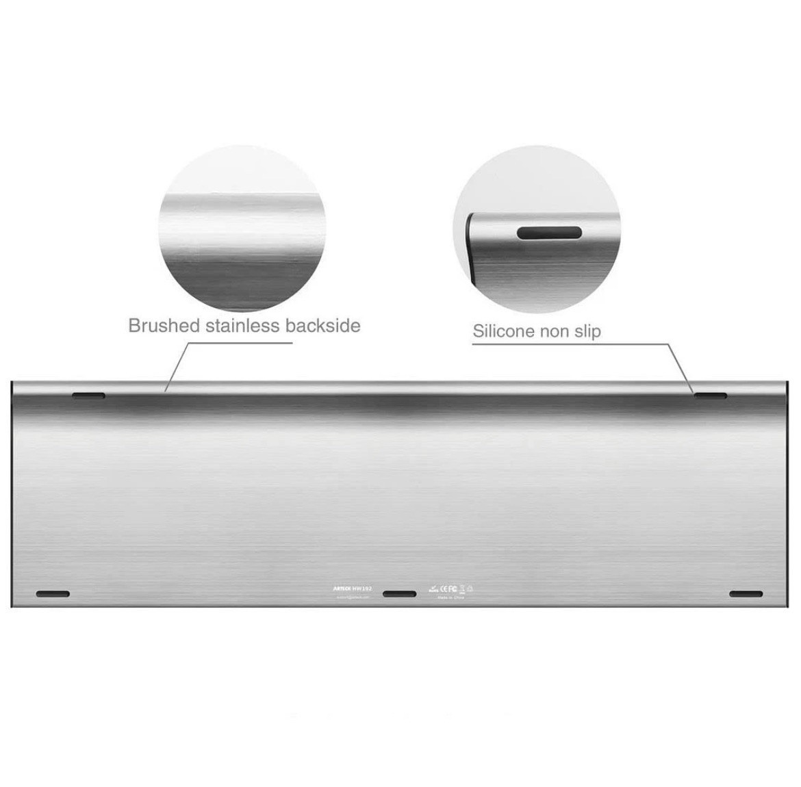 Wireless Keyboard Combo with Rechargeable Battery and BT Dongle for PC & Laptop