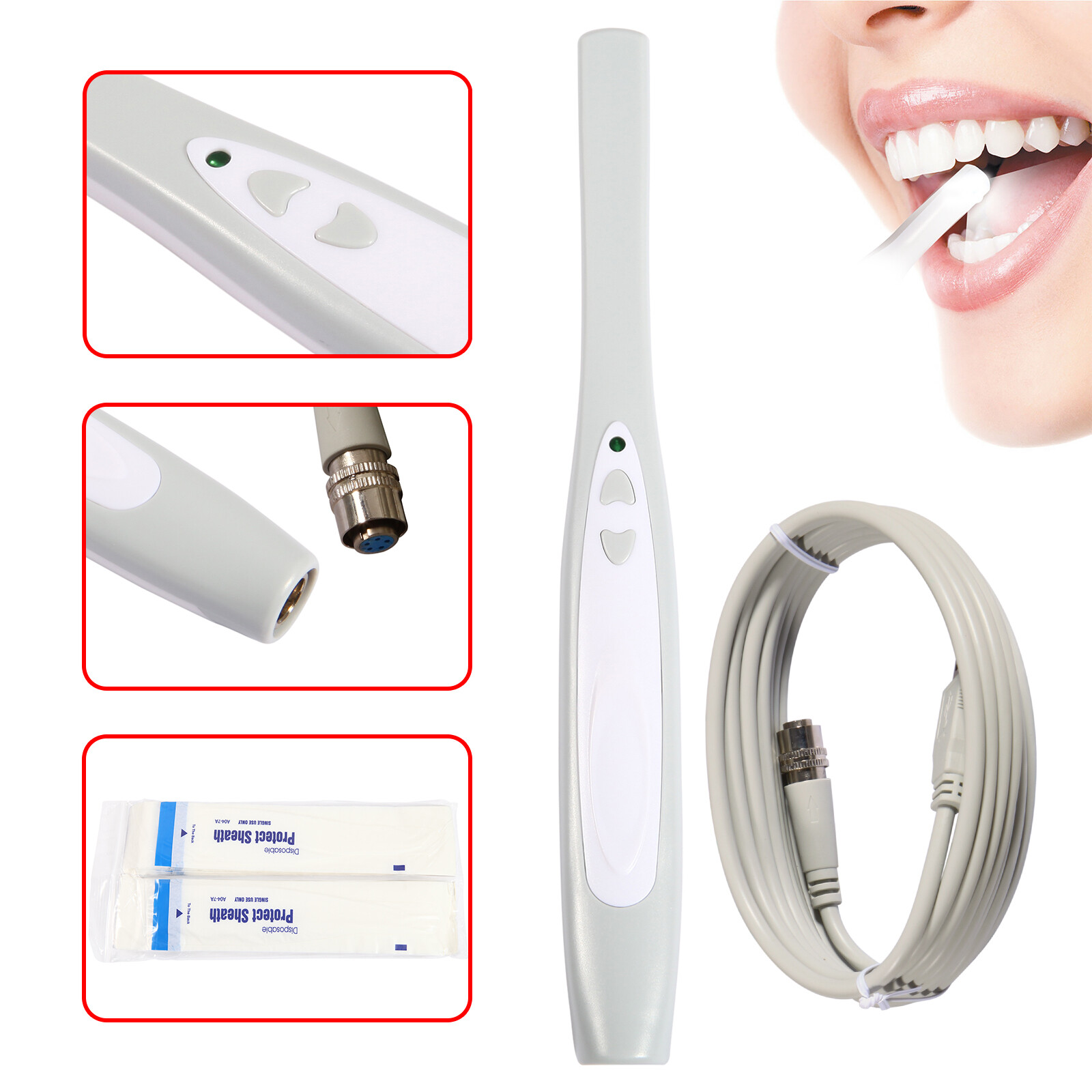 Best CAM MD740 Dental Intraoral Camera USB Digital Imaging Intra Oral USB-X NKJ