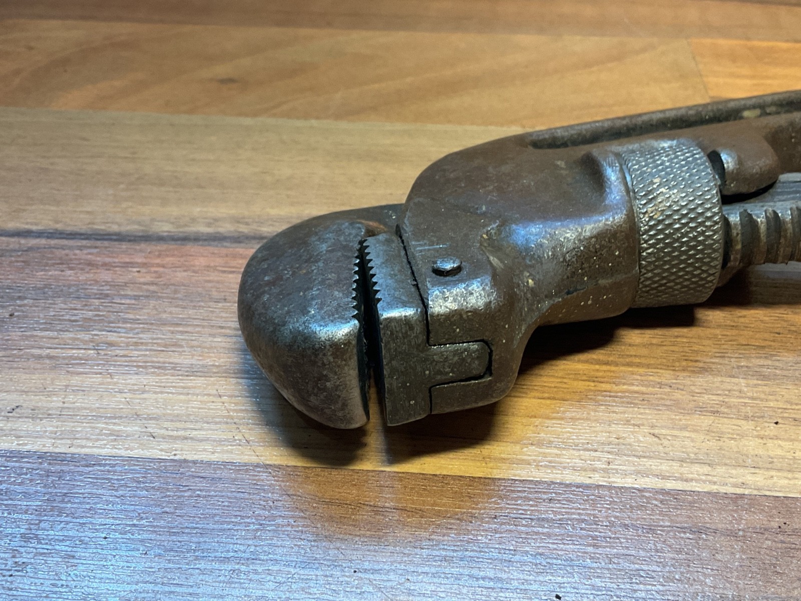 Vintage Ridgid No. E14 Heavy Duty 14'' Offset Pipe Wrench Made In USA