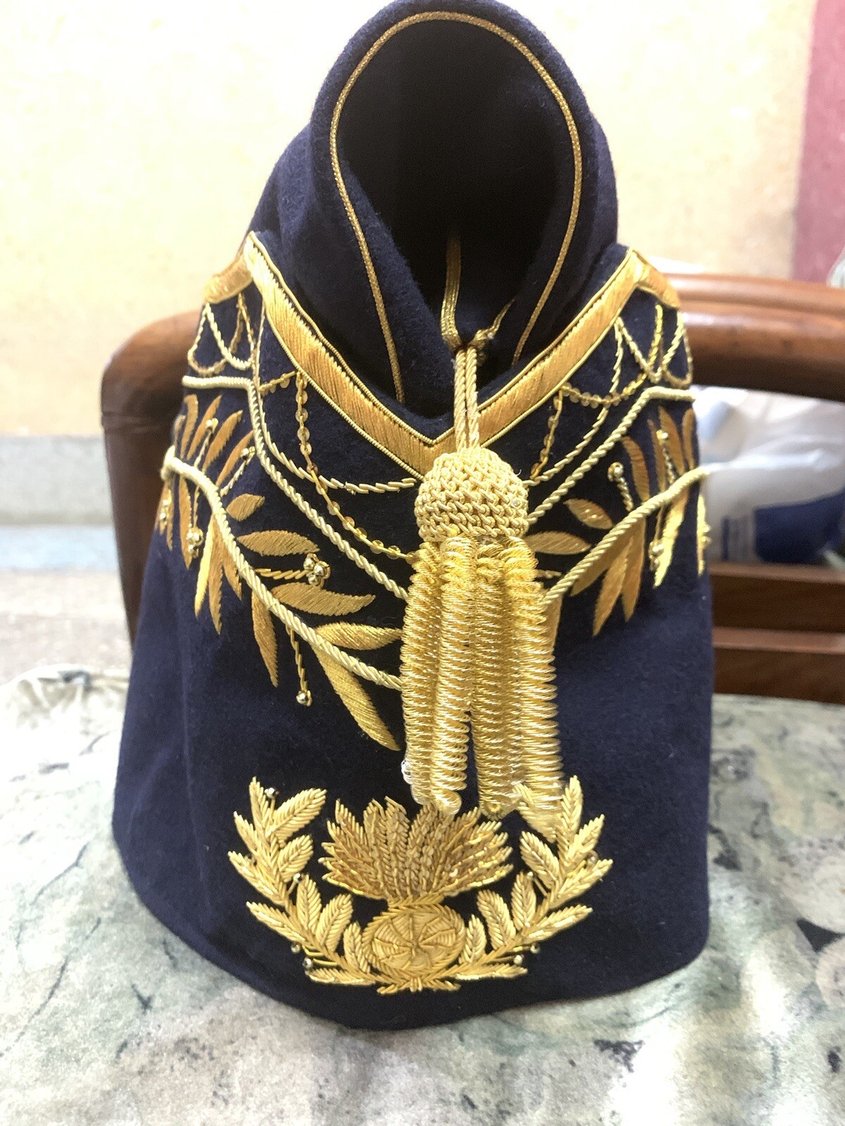 French Napoleonic Bonnet police Fatigue cap for marshall /general