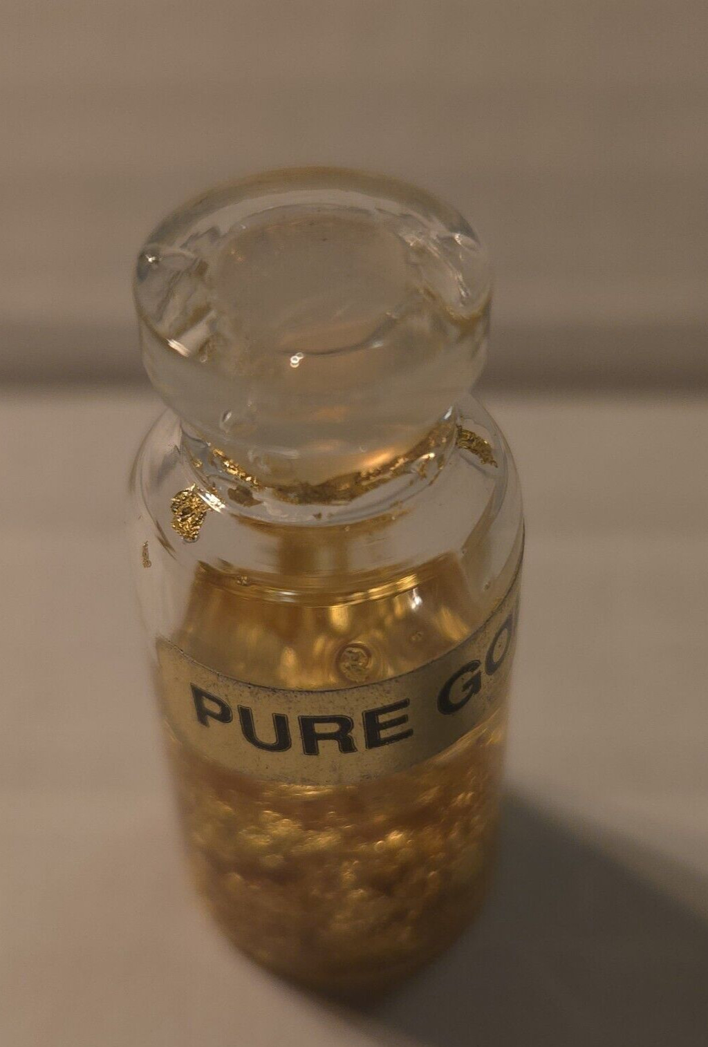 24k Pure Gold Leaf Flake Bottle Vial