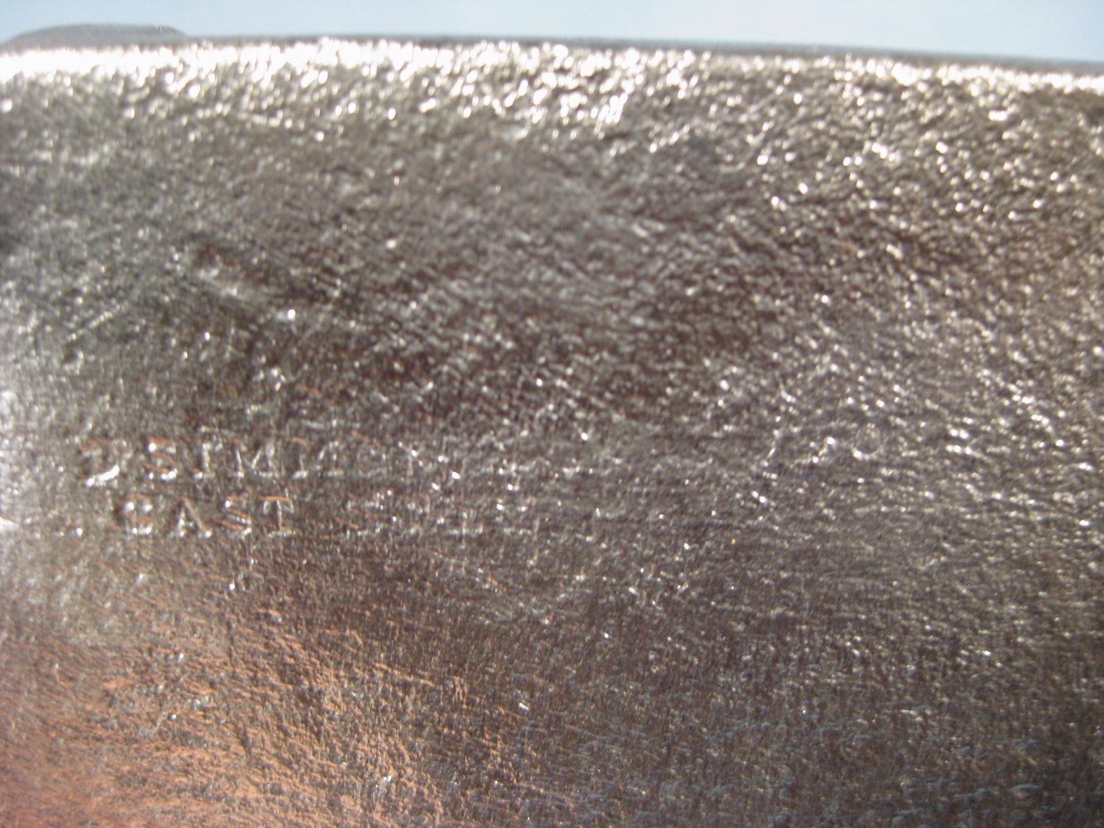 RARE Antique D. SIMMONS & CO. CAST STEEL COHOES NY BROAD AXE 11 1/2" BLADE