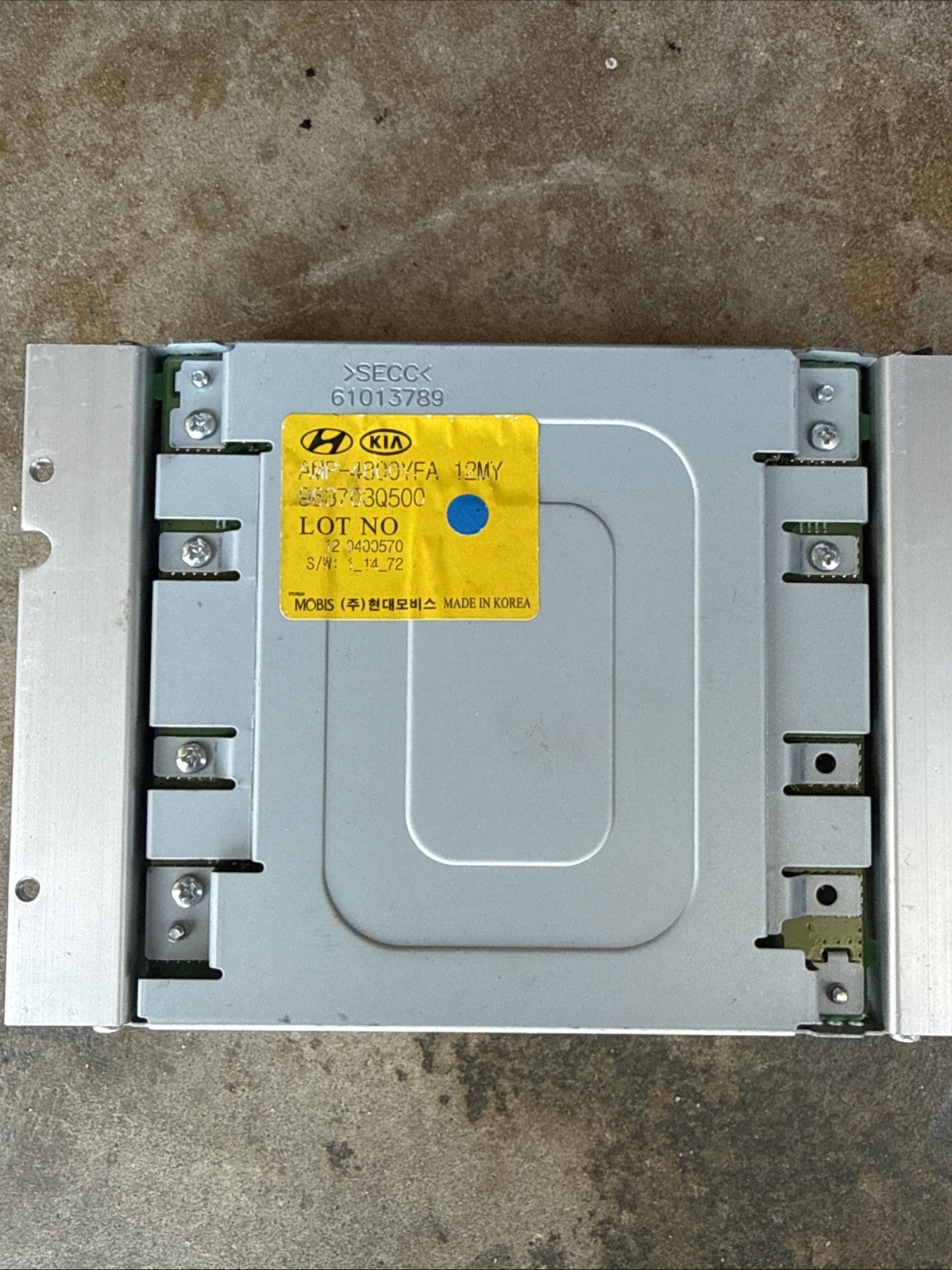 2012-2014 Hyundai Sonata Dimension Sound Audio Amplifier Amp 963703Q500 OEM