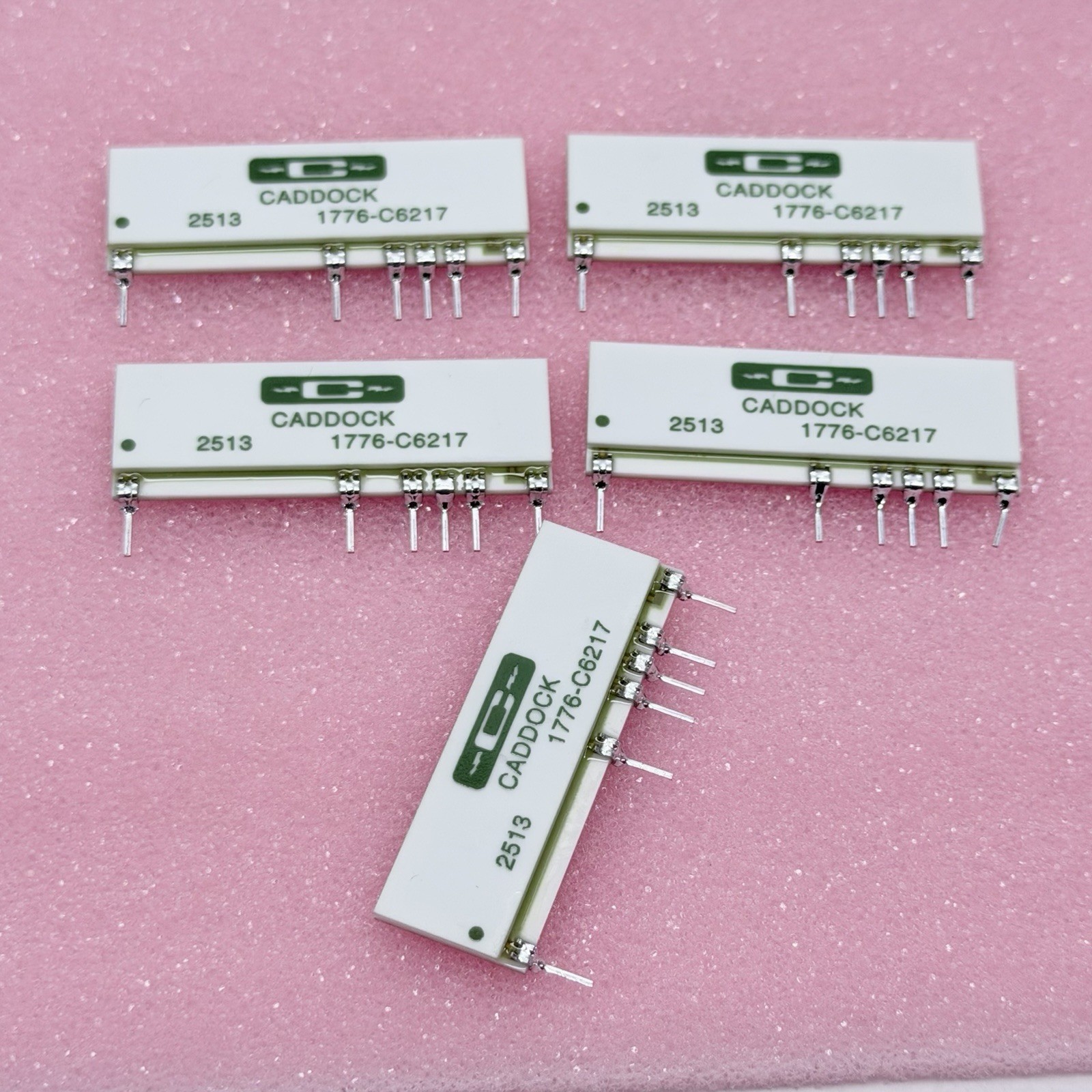 LOT OF 5 CADDOCK 1776-6217 PRECISION DECADE RESISTOR VOLTAGE DIVIDERS