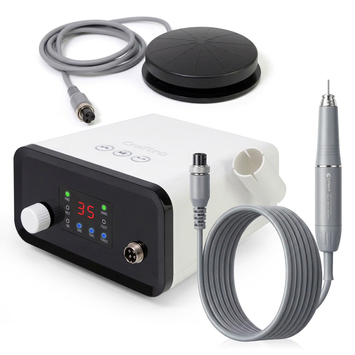 Dental Lab Desktop Electric Micromotor Polishing Machine VK-MM2 50KRPM Handpiece