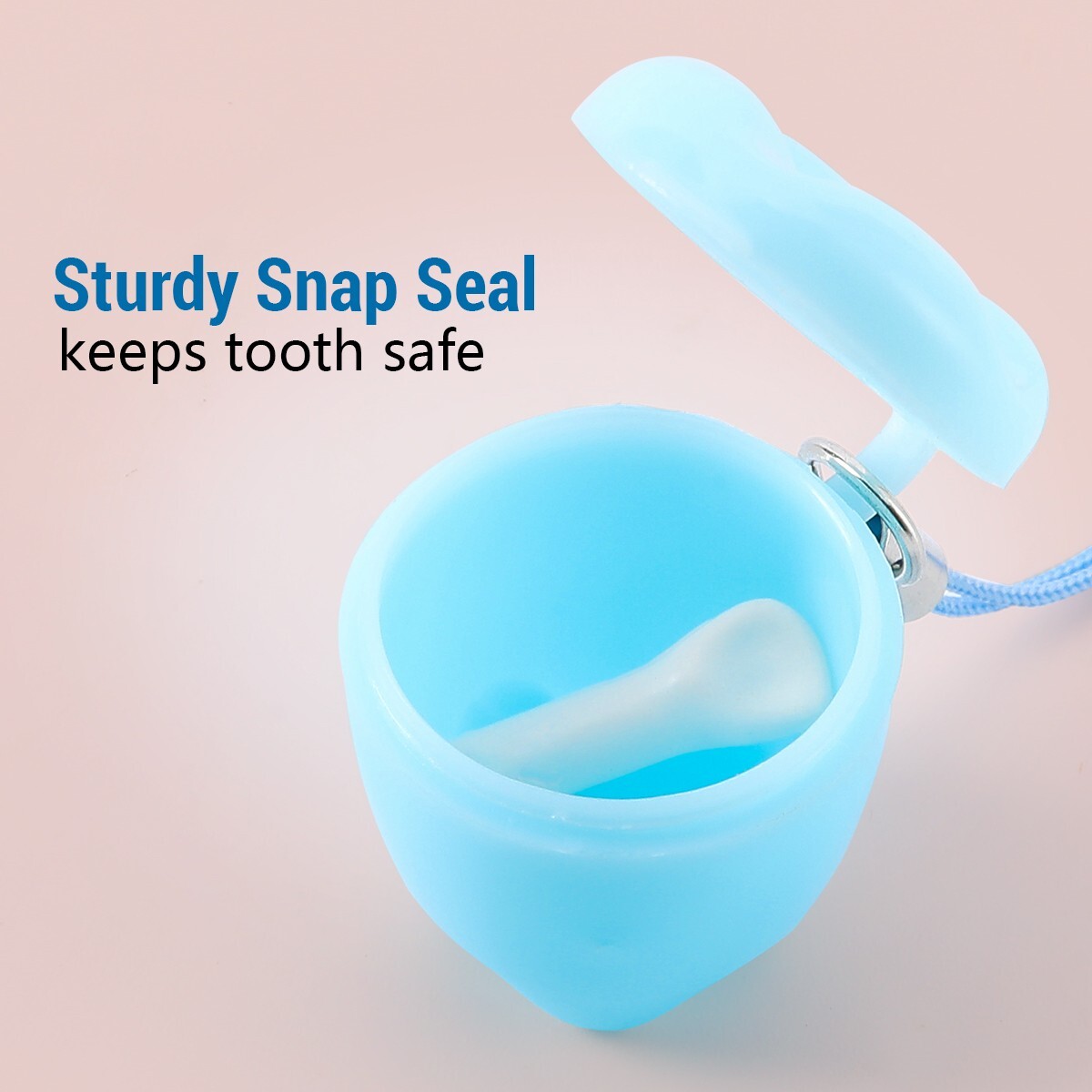 50 Pcs Dental Baby Teeth Storage Boxes Tooth Shape Holder Organizer Mixed Color