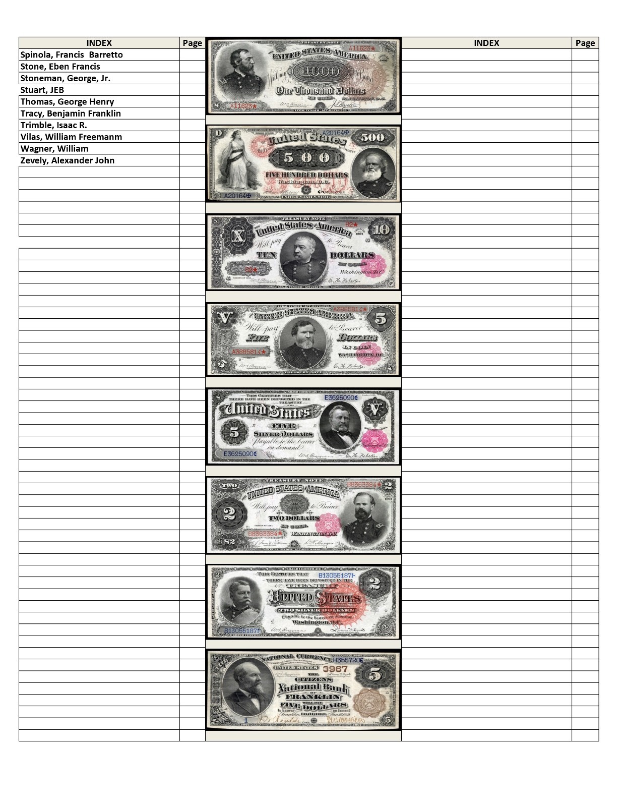 President & Major General James Garfield COPY of photo & autograph card