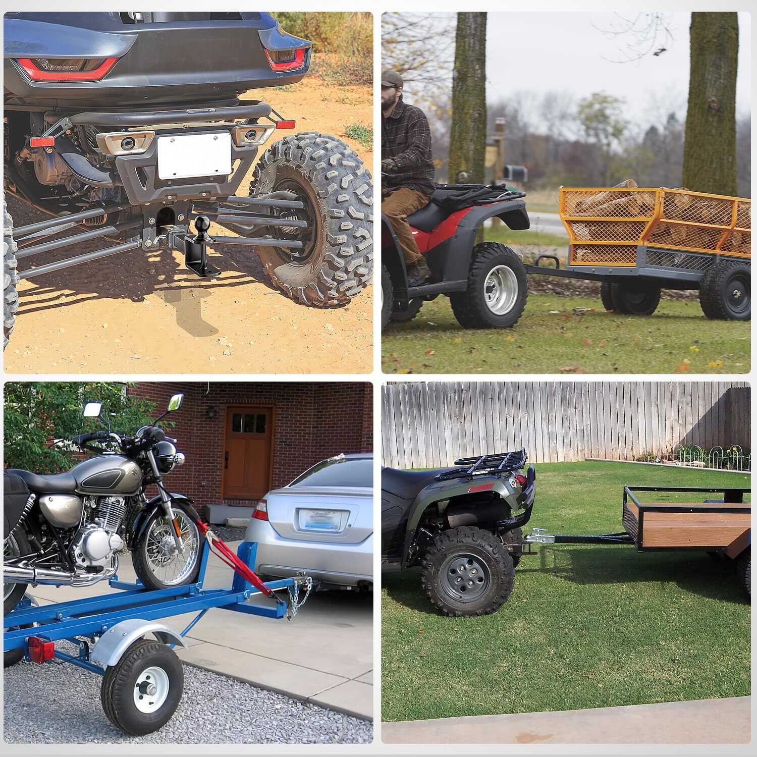 Hitch Adapter 6 Size Combo Bar Trailer Receiver Tube Weld-on Raw Steel Hitch Bar