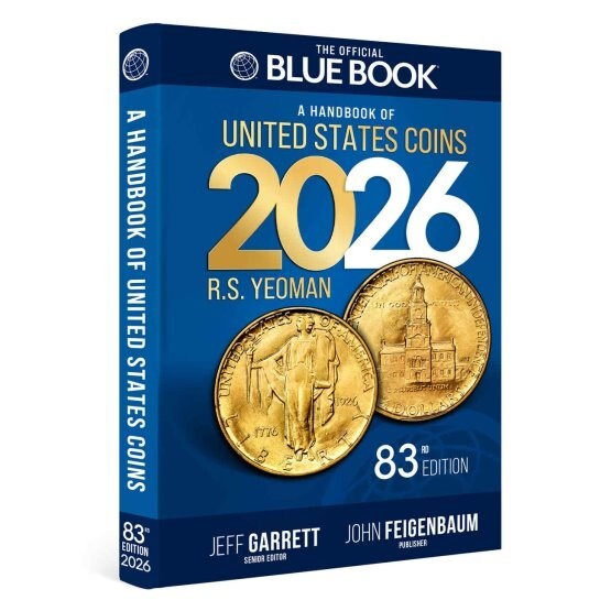 2026 Red Book Price Guide, Spiral and 2026 Blue Book, Handbook of U.S. Coins
