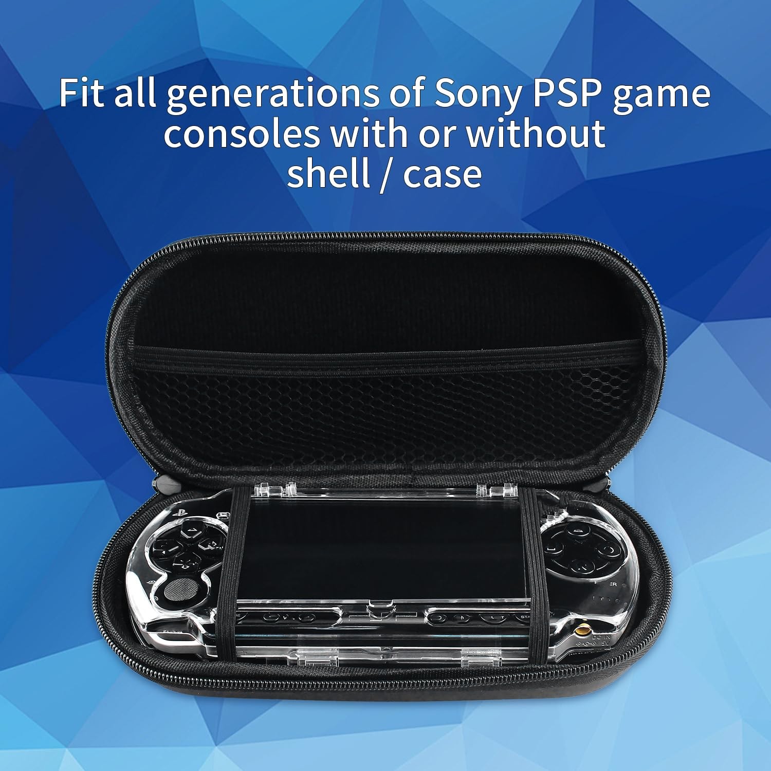 EVA Storage Protective Case Pouch Bag for Sony PSP 3000/2000/1000 Game Console