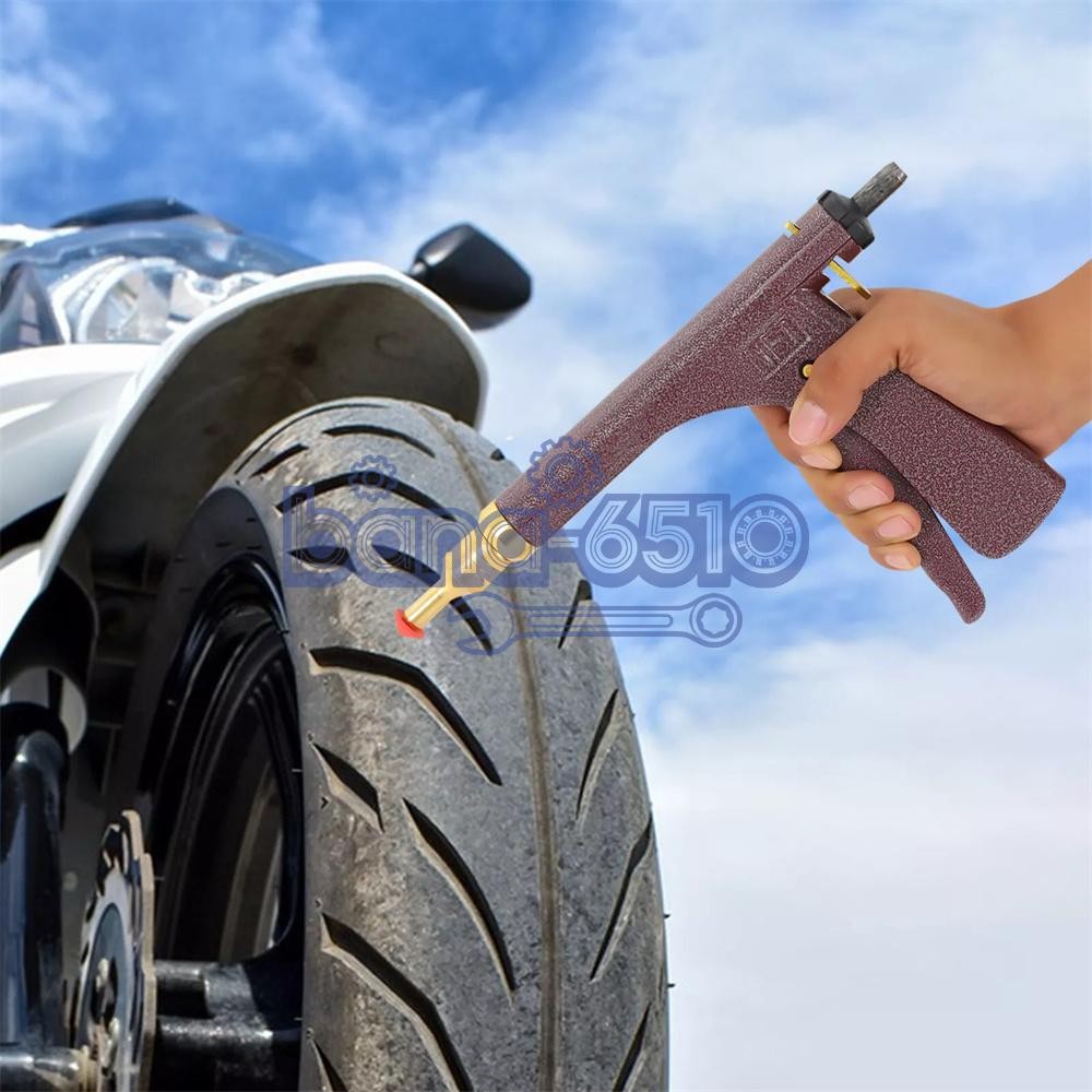 Tire Plugger Tubeless Tire Wheel Repair Gun Kit Mushroom Plug Probe Nozzle! Best