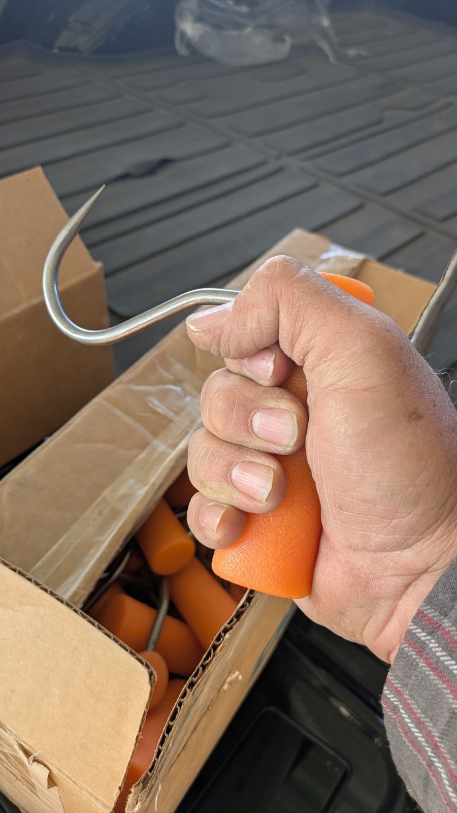 T500PSTD Dexter Russell Boning Hook Inverted 4" Bio Grip Handle 42105 Qty-1