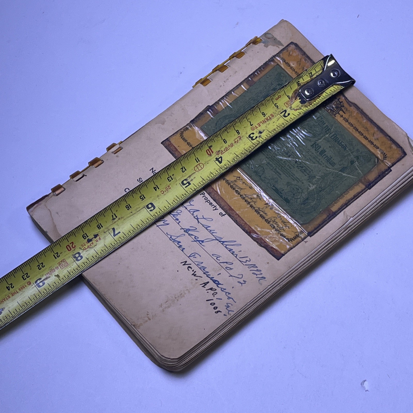 1945 US Navy Domain Of The Golden Dragon Membership Wallet Card WWII + Journal!!