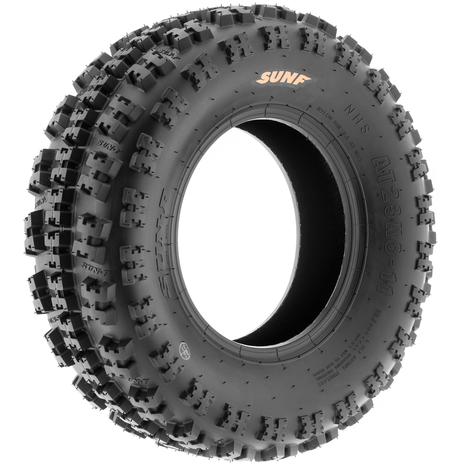 【2 Front 21x7-10 】【2 Rear 20x10-9 】SunF ATV UTV Tires Tubeless 6 Ply - A027
