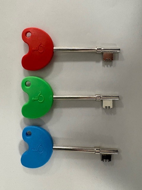 Radar Key for Disabled Toilets UK (3 Pack) - PTM key multipack colours