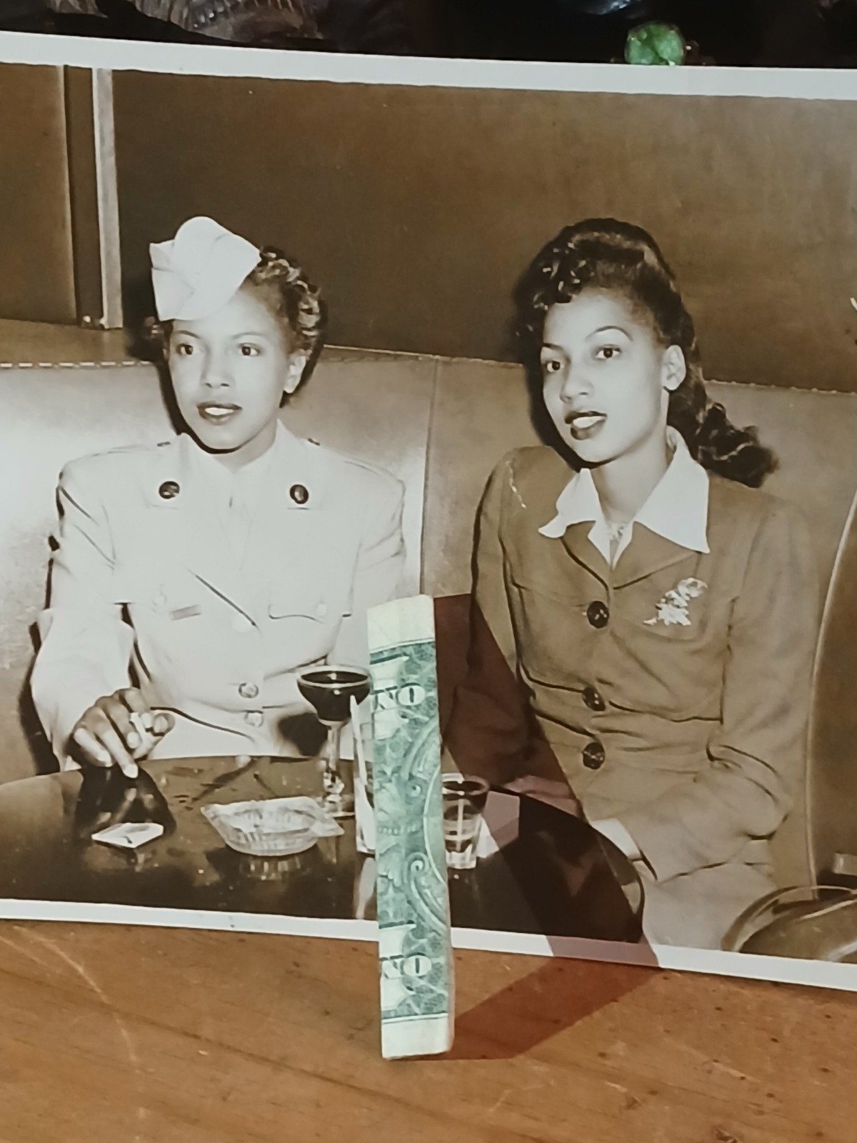 Antique African American* COLORED FEMALES SOLDIERS * SEATTLE WASHINGTON