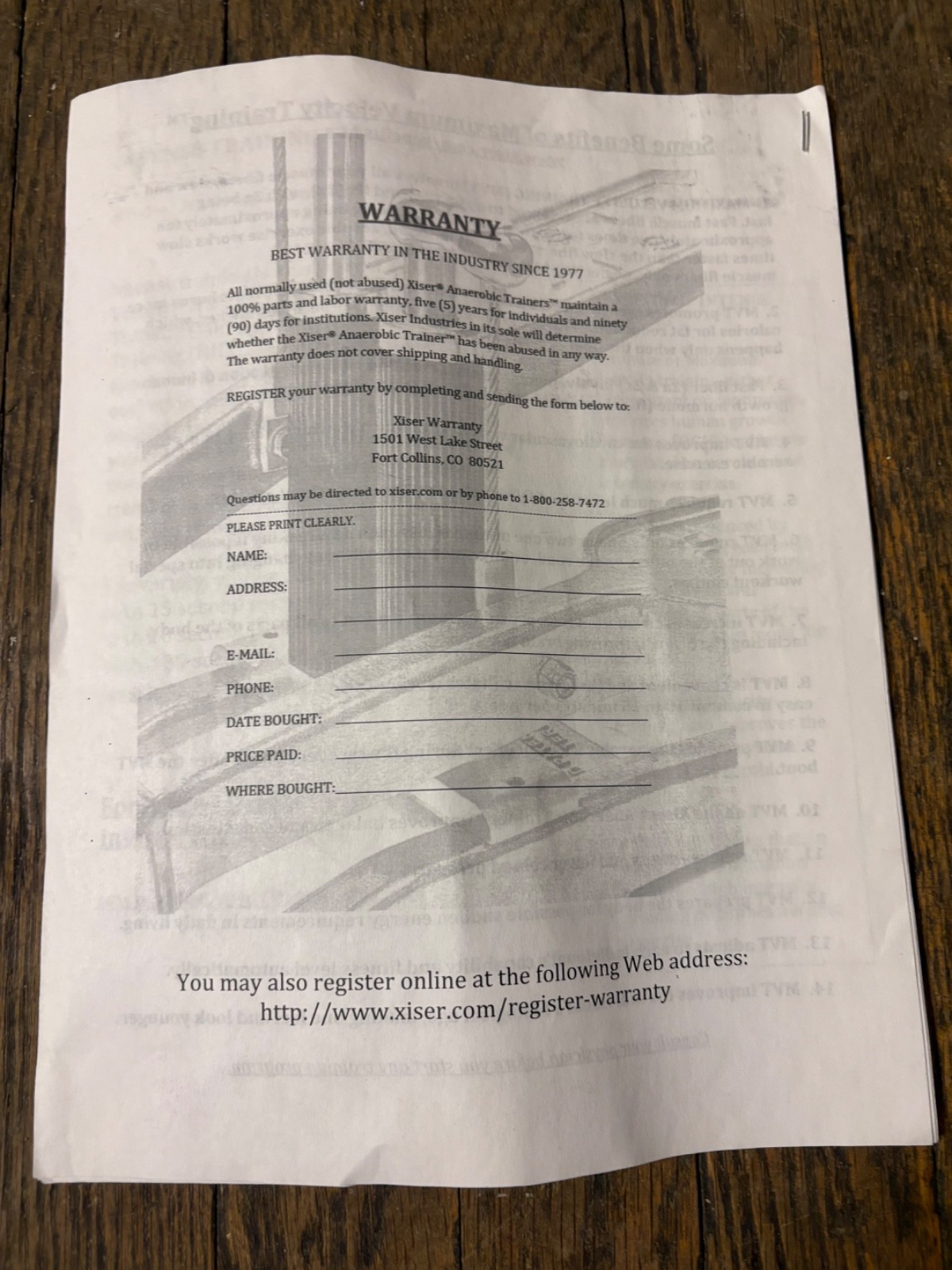 Original Xiser Portable Anaerobic Exercise Stepper Machine Trainer Made In USA