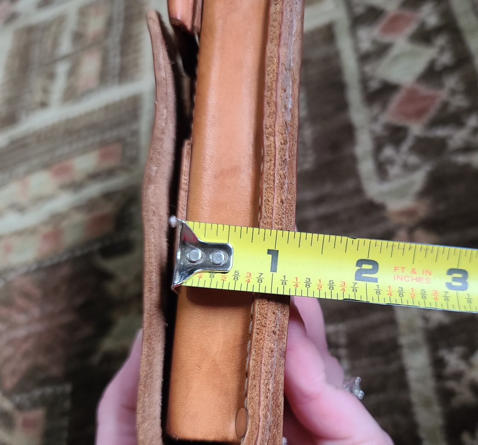 VTG Forestry Suppliers Inc Geologist Surveyor Tool Pouch Leather Belt Bag #33394