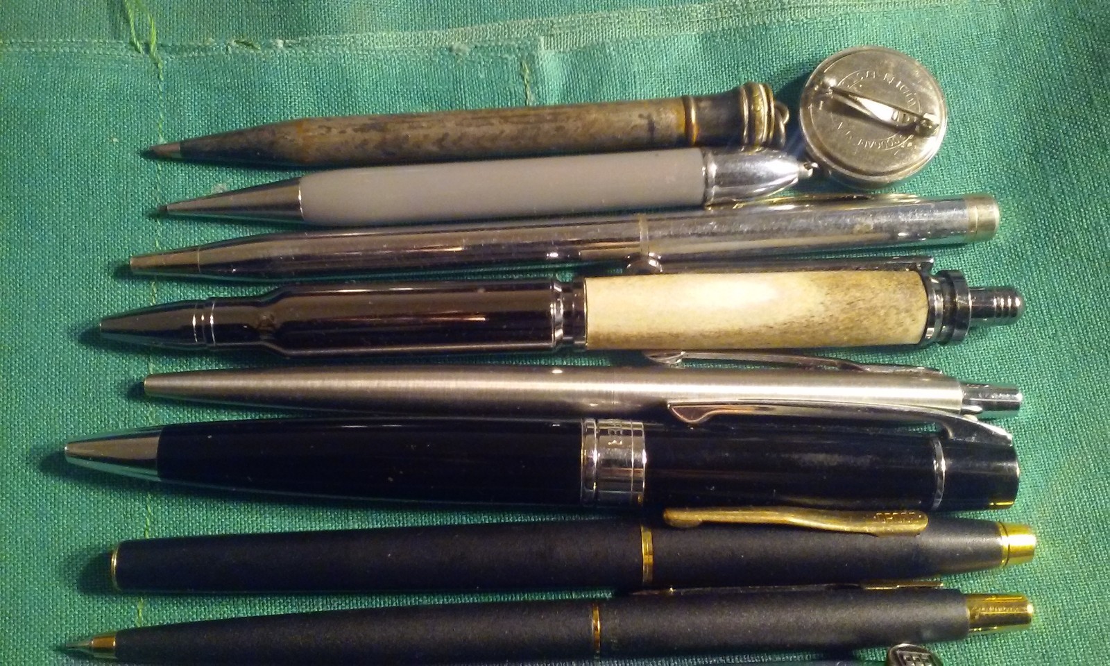 Junk Drawer Lot 12 Retro Quality PENS & Mechanical Pencils Cross Parker Sheaffer