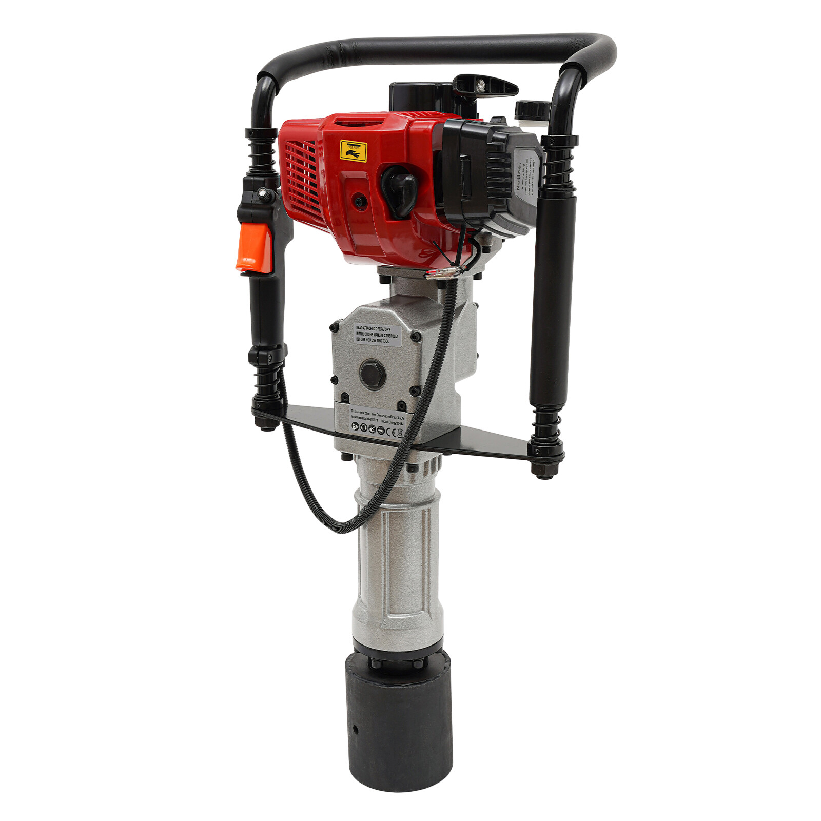 2 Stroke Post Driver Air Cool Machine Mixed Oil/Gasoline Powered Pile 52 CC