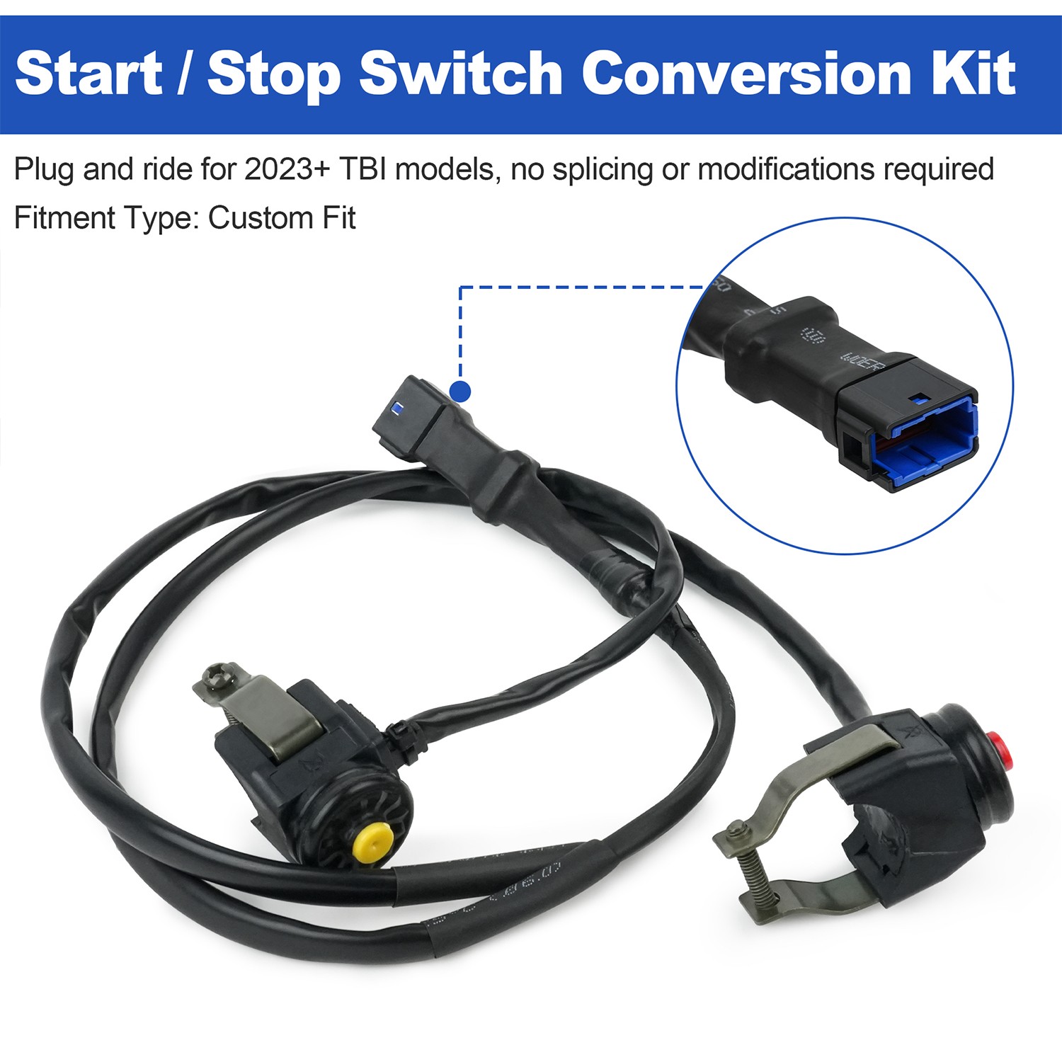 Separate Start Stop Kill Switch Button Control Kit KTM, Husqvarna