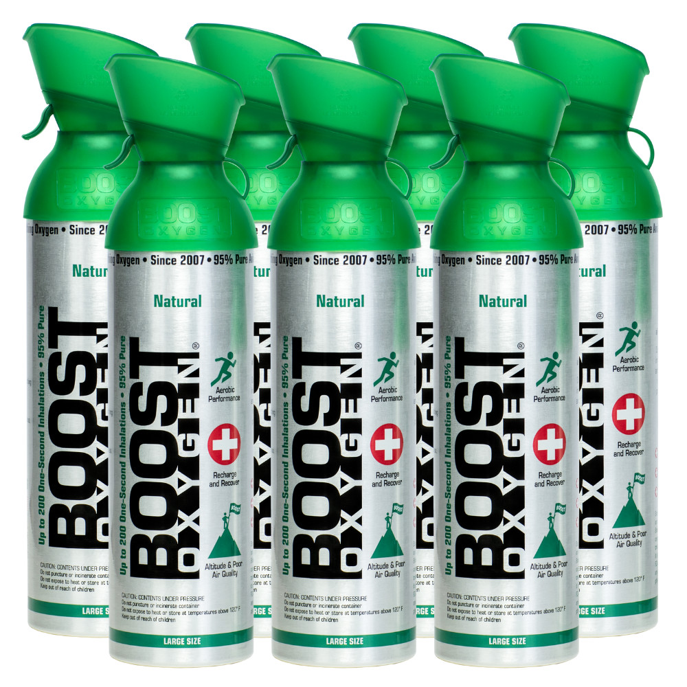 Boost Oxygen Large Natural 10L Canister | Respiratory Support for Aerobic