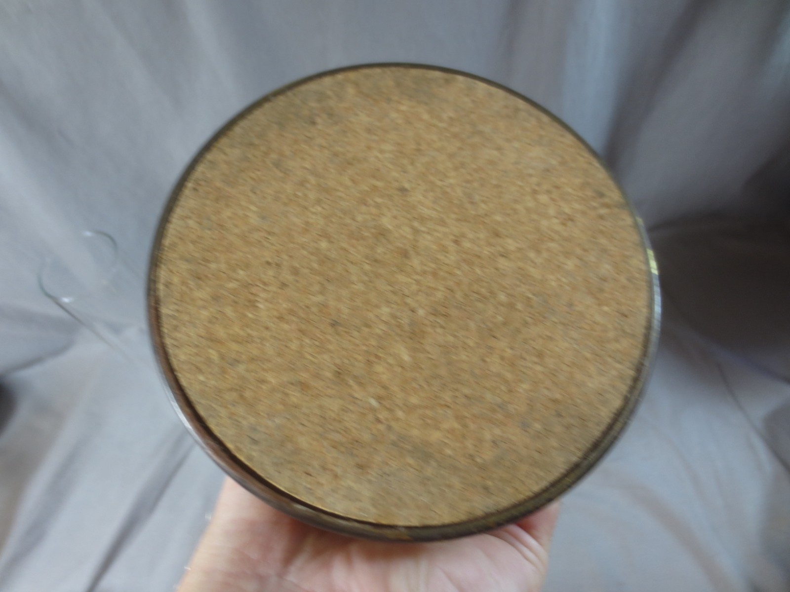 Antique Vintage Made In England Brass Oil Lamp & Chimney Shepards Hut Farmhouse