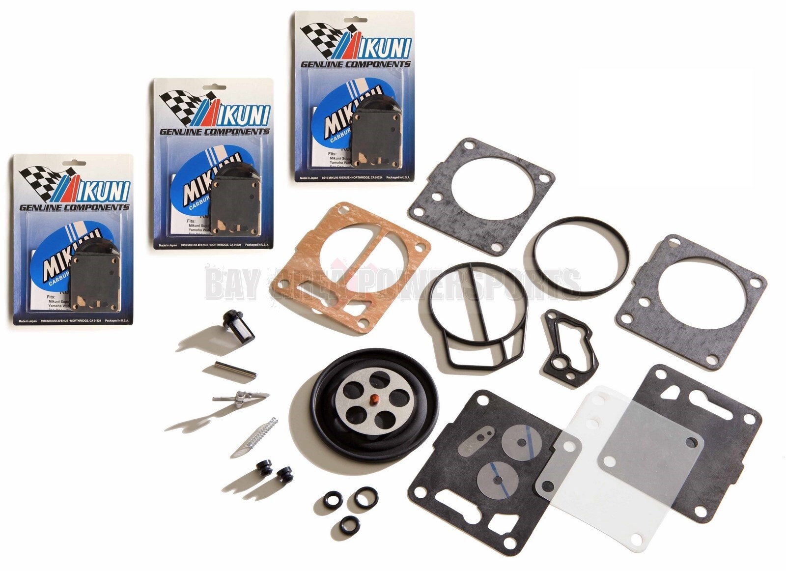 Genuine Mikuni Triple Carb Rebuild Kit Polaris SL SLT SLTH 650 750 780 785