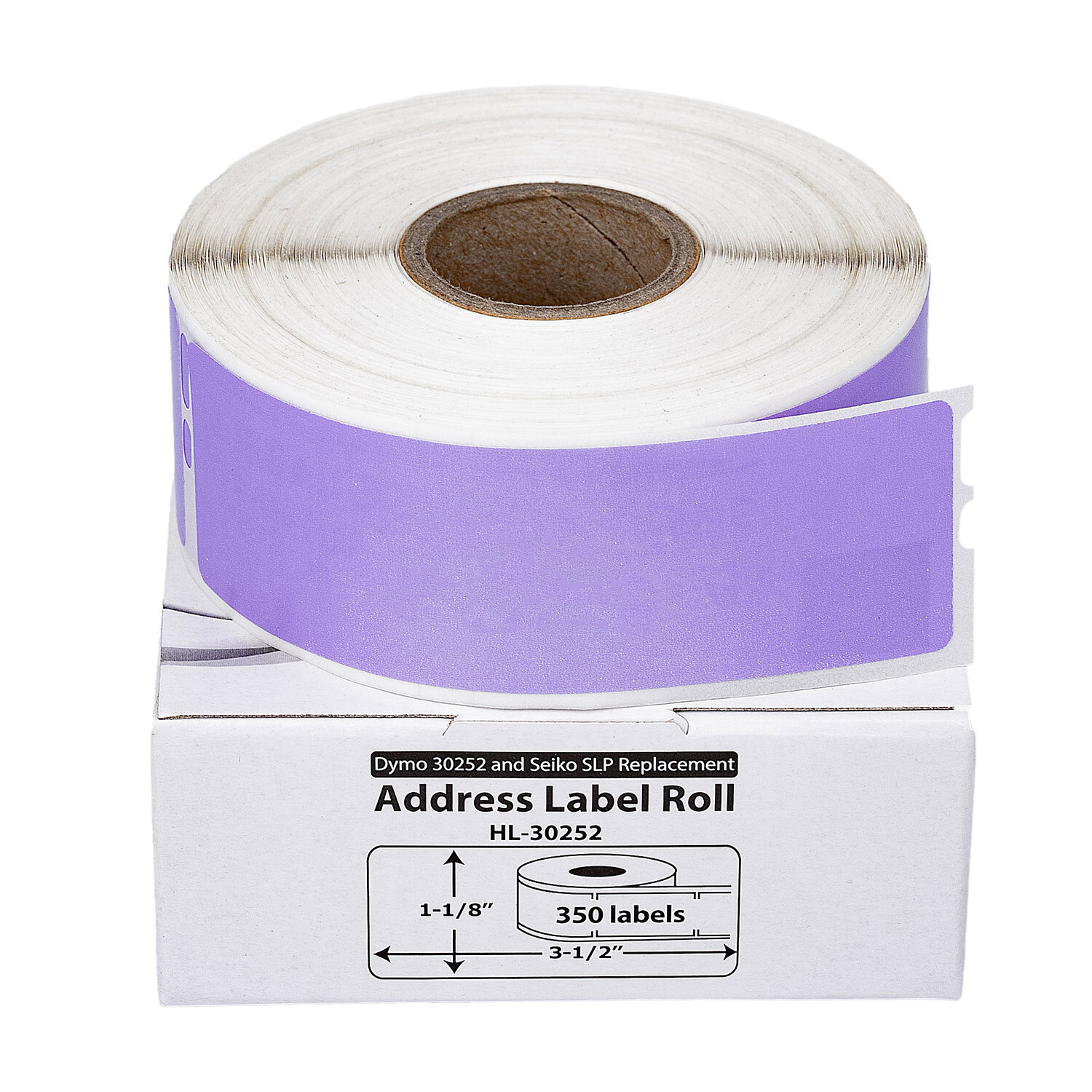 DYMO LW 30252 Direct Thermal Address Labels (1-1/8" x 3-1/2") - 350 per Roll