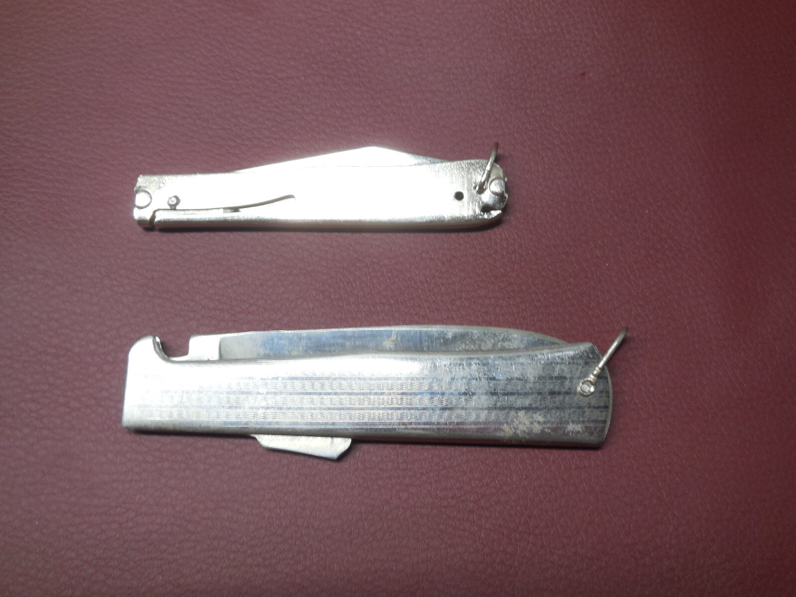 WWII FOLDING KNIFE JAPAN VALOR Germany WWll pressed knife 2 knives RAND KAT