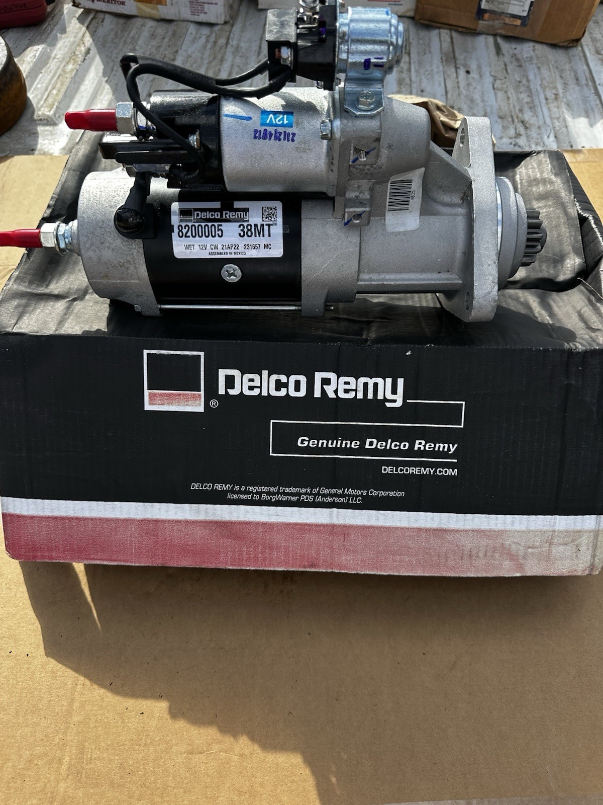 DELCO REMY 38MT 12V STARTER - 8200005