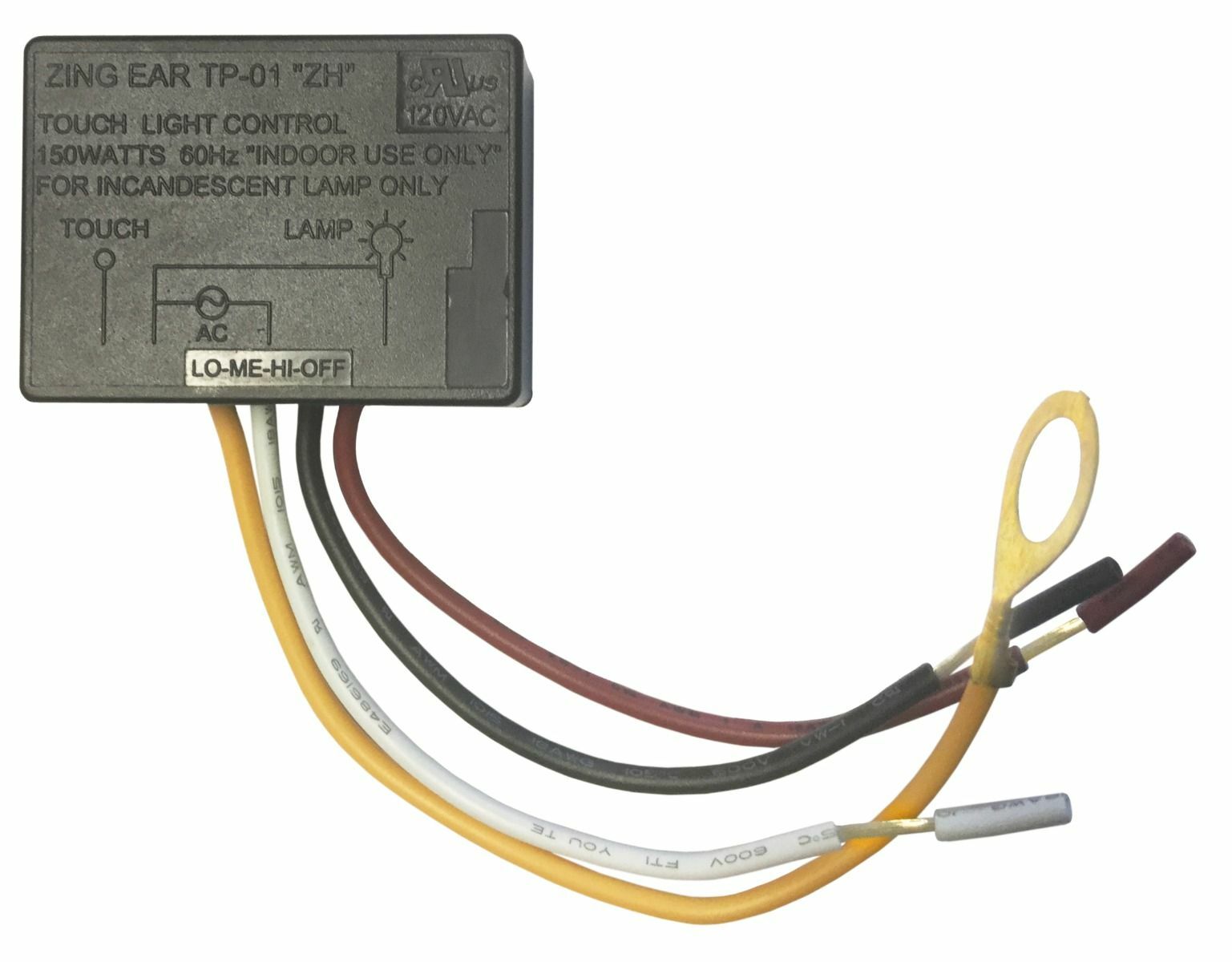 HQRP Touch Light Table Lamp Dimmer Switch LO-ME-HI-OFF Control Module Sensor