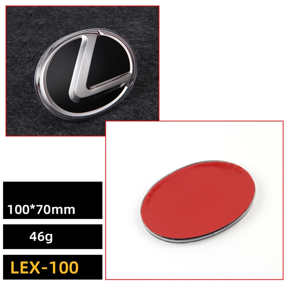 Stylish High-Quality Durable Modified Front Grille Black Base Emblem for Lexus