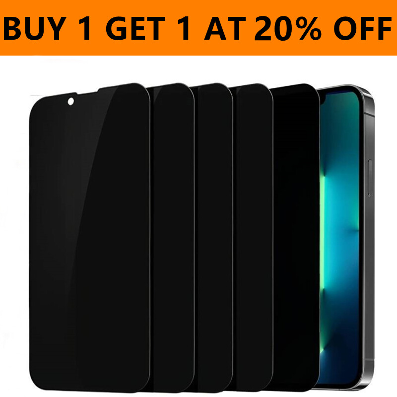 4 Pack for iPhone 15 14 13 12 Pro Max X Privacy Tempered Glass Screen Protector