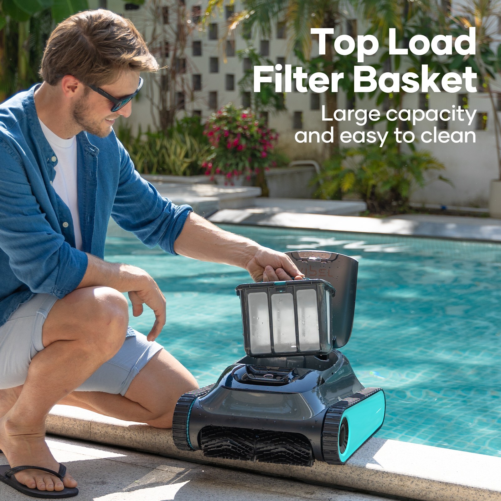 Aiper Scuba S1 Cordless Robotic Pool Cleaner Pool Vacuum for Inground Pools