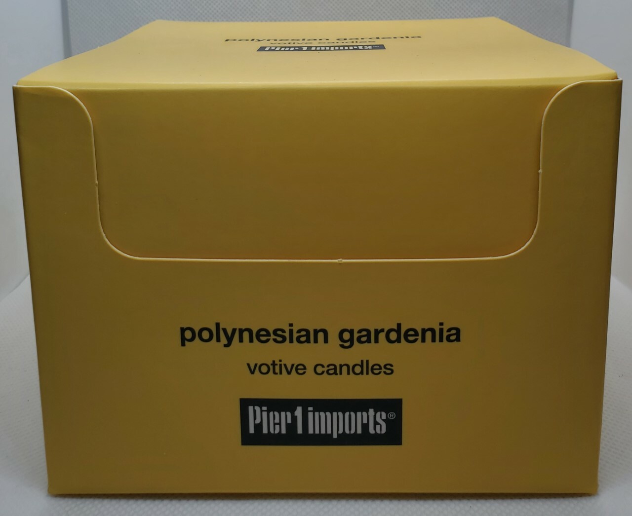 Pier 1 Box of 18 Count Polynesian Gardenia 10 Hour Votive Candles Amazing