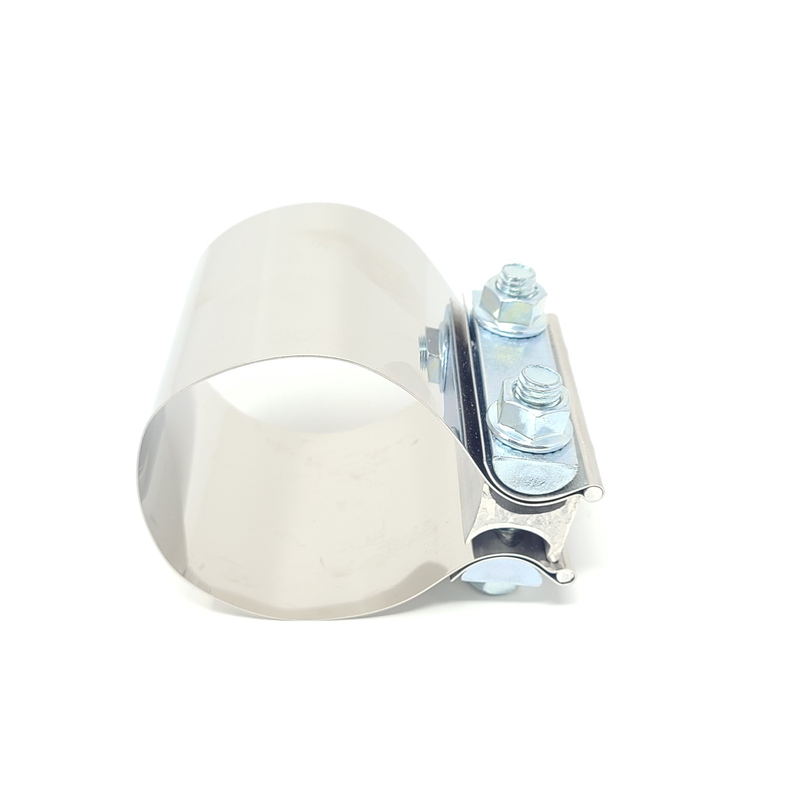 T304 Stainless Steel 2.75" Butt Joint Band Exhaust Clamp Sleeve Coupler Quality