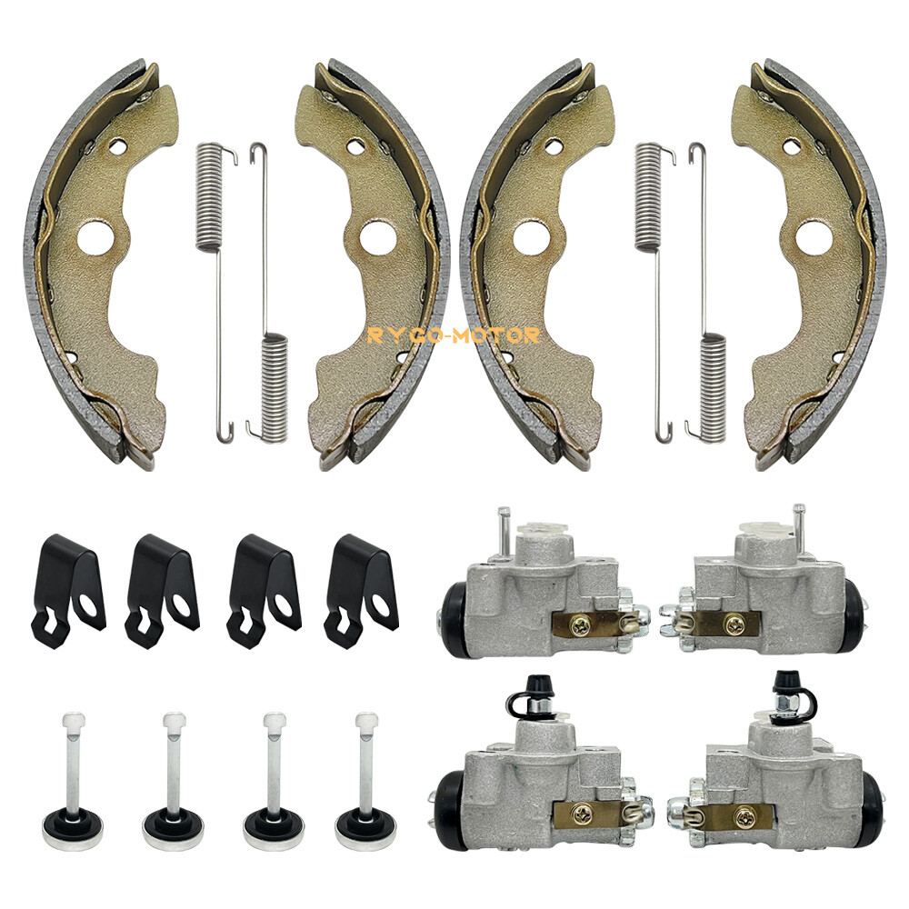 Front Brake Wheel Cylinders & Shoes for Honda FourTrax 350 TRX350 4x4 1986 1987