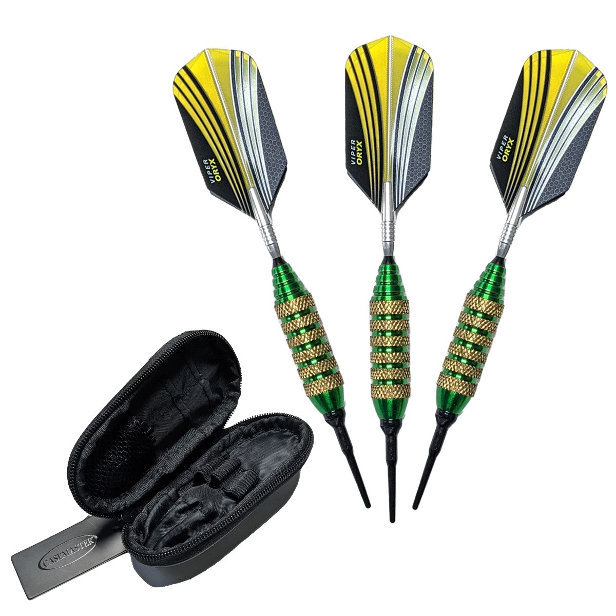 Viper Spinning Bee Soft Tip Darts - Dartboard Game Accessory - Green - 16 Grams
